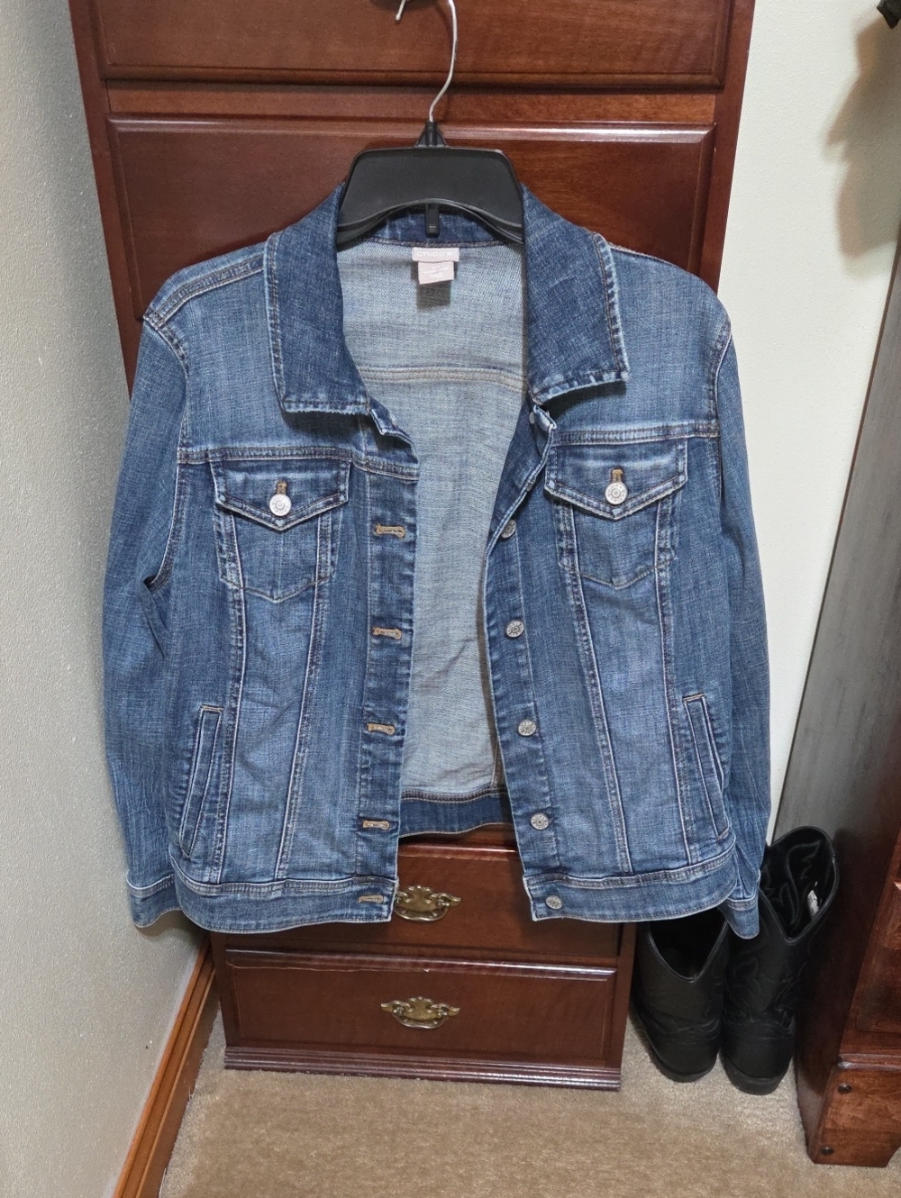 Chico's Medium Blue Denim Jacket